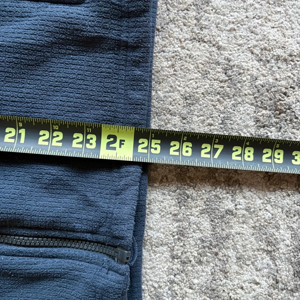 The North Face Navy Blue Waffle Knit Colorblock Windbreaker Jackef